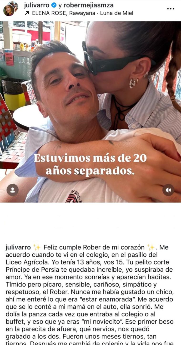 Mejias cumplió años y la exvirreina de la Vendimia le dedicó un emotivo mensaje. Mejias cumplió años y la exvirreina de la Vendimia le dedicó un emotivo mensaje.