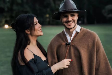 Wanda y Mauro en un bucle sin fin. Foto: Instagram @wanda_nara Wanda y Mauro en un bucle sin fin. Foto: Instagram @wanda_nara