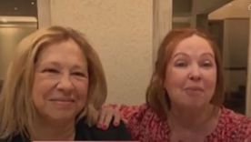 La actriz y su hermana. La actriz y su hermana.