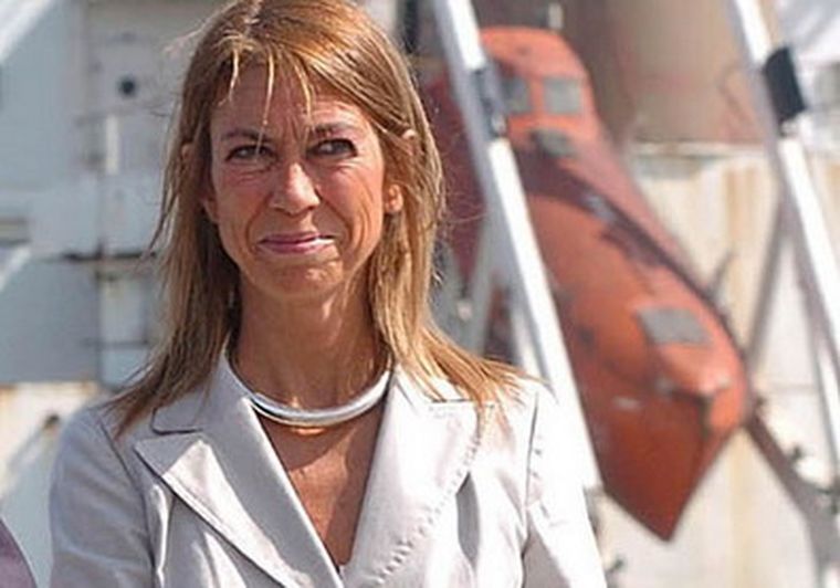 La ministra defendió las retenciones a la soja.