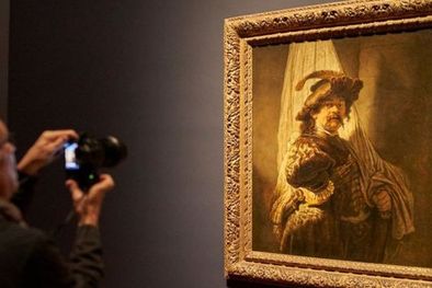 MDZol | Foto: GETTY IMAGES. El abanderado, pieza de Rembrandt de 1636.