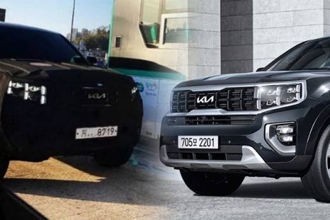 Con la mira en Toyota: aparece la futura pick up de Kia