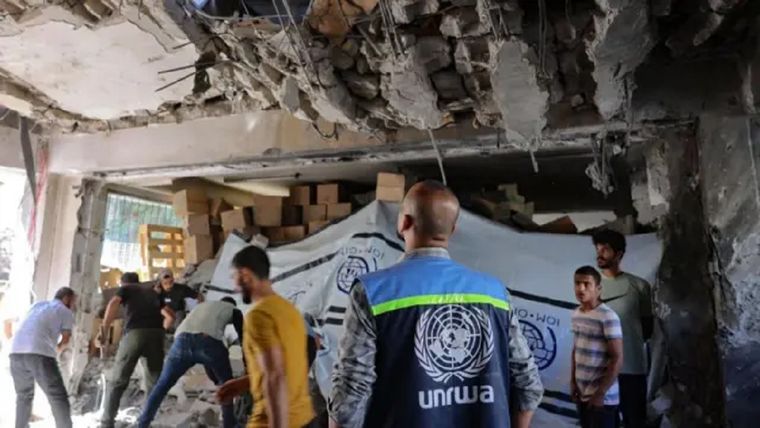 EE.UU. asegura que la Unrwa cumple un papel fundamental en la distribución de ayuda humanitaria en la zona. Foto: BBC