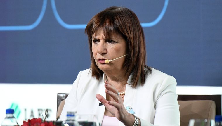 La ministra de Seguridad, Patricia Bullrich, cargó contra la líder de la Coalición Cívica. Foto: Rodrigo DAngelo / MDZ