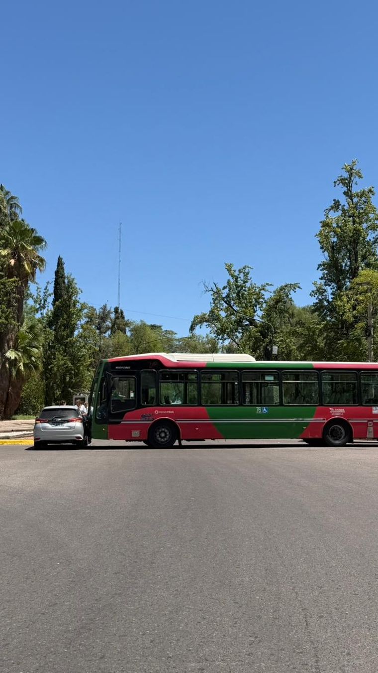 El choque se registró este mediodía en el parque