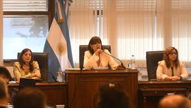 Las tres juezas que firmaron el veredicto. Las tres juezas que firmaron el veredicto.