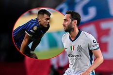 El vestuario del Inter había quedado dividido entre Lautaro y Calhanoglu.