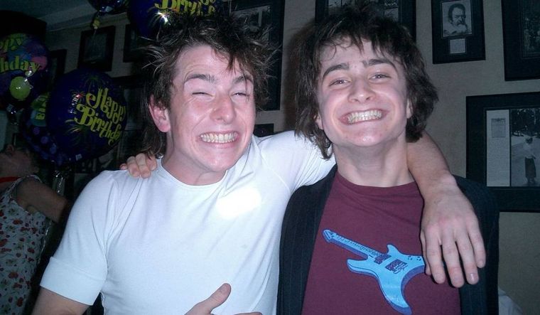 David Holmes y Daniel Radcliffe se hicieron amigos en el set de Harry Potter.