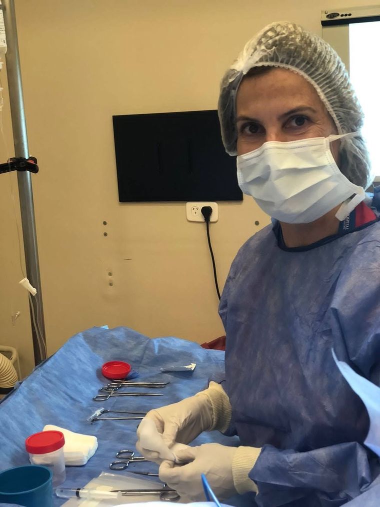 Estoy orgullosa de mi profesión Foto: Florencia Isola