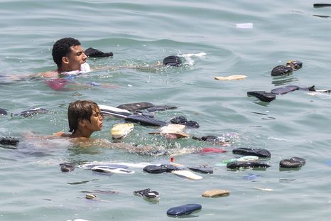 La entrada masiva de migrantes ha dejado desaparecidos en Ceuta.&nbsp;