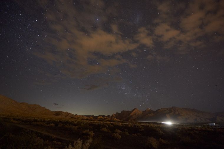 El cielo de Uspallata es considerado uno de los más limpios de la región Foto: Prensa Municipalidad de Las Heras