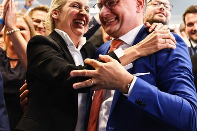 MDZol | Celebración de la AfD tras los buenos resultados en las elecciones europeas Foto: EFE