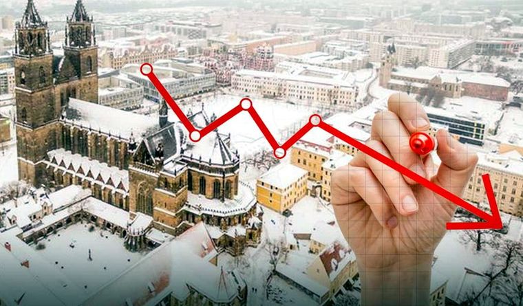 Recesión Alemania Economía La economía alemana no pudo evitar la recisión invernal. Foto: Dpa.