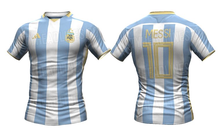 El diseño de la camiseta que filtró Footy Headlines. Foto: Footy Headlines