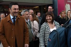 Luis Petri y Patricia Bullrich. Foto: Santiago Tagua/MDZ