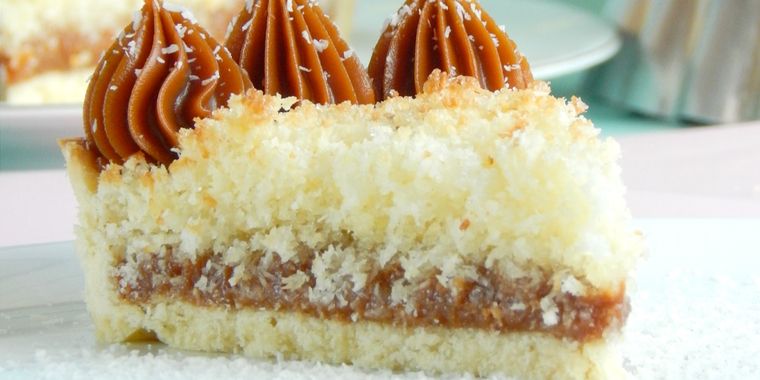 Tarta de coco y dulce de leche Foto: Pixabay
