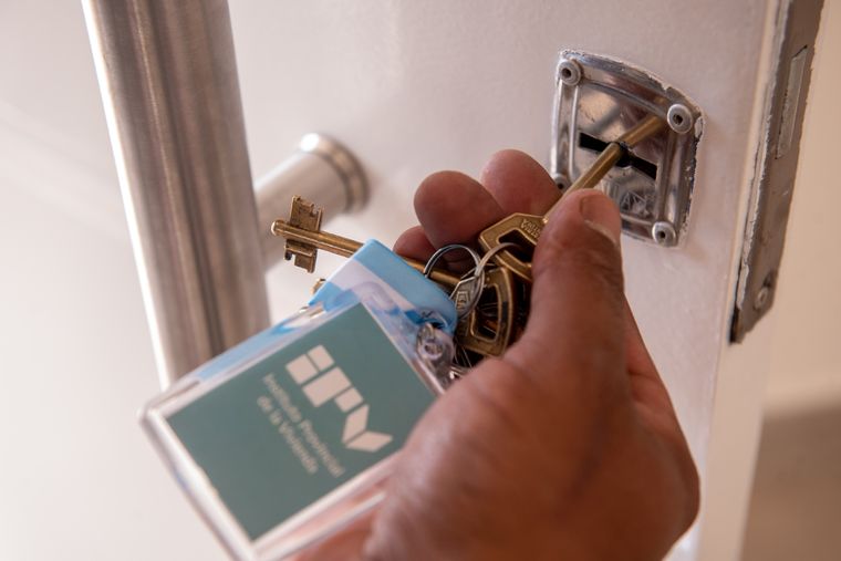 Este lunes se realizó el primer sorteo del IPV Mi Casa Foto: IPV