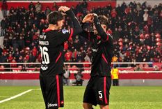 El posteo de Felipe Loyola y Pablo Galdames tras los incidentes en el partido entre Universidad de Chile e Independiente. Foto: @Independiente.