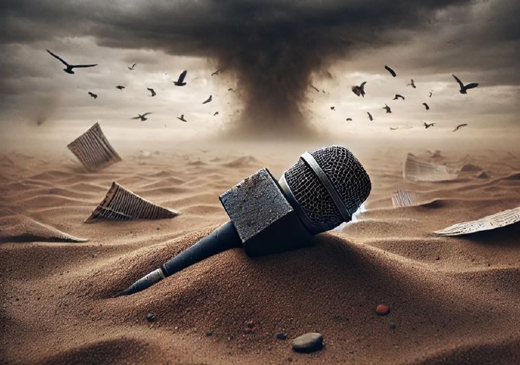 La FIP denuncia el aumento de la violencia contra periodistas en países en guerra. Foto: Ilustración MDZ