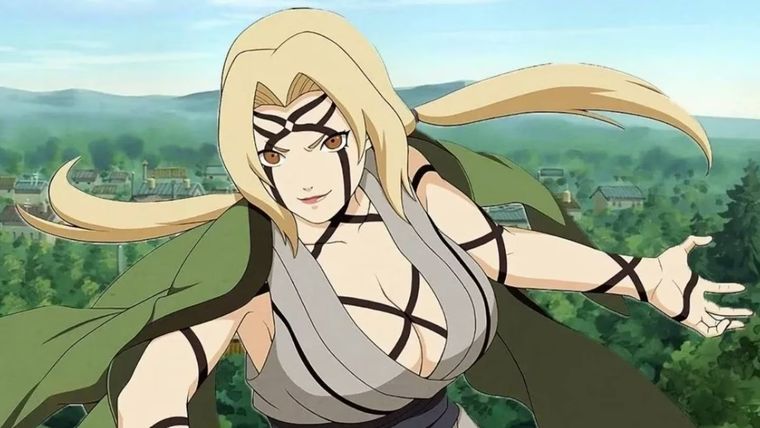 Así sería Tsunade del anime Naruto Foto: Archivo