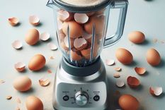 El truco de la licuadora y la cáscara de huevo.