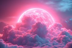 Los amantes de los rituales sugieren varias prácticas en relación a esta luna llena. Desde vestirse de rosa, hasta posar piedras rosadas a la luz de esta luna, para atraer prosperidad Foto: Freepik