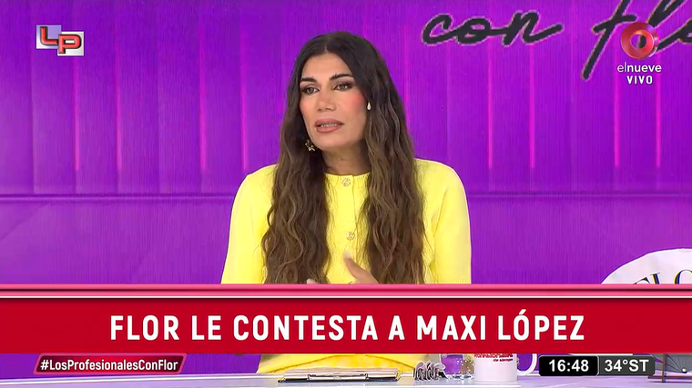 Florencia de la V le respondió a Maxi López. Florencia de la V le respondió a Maxi López. 