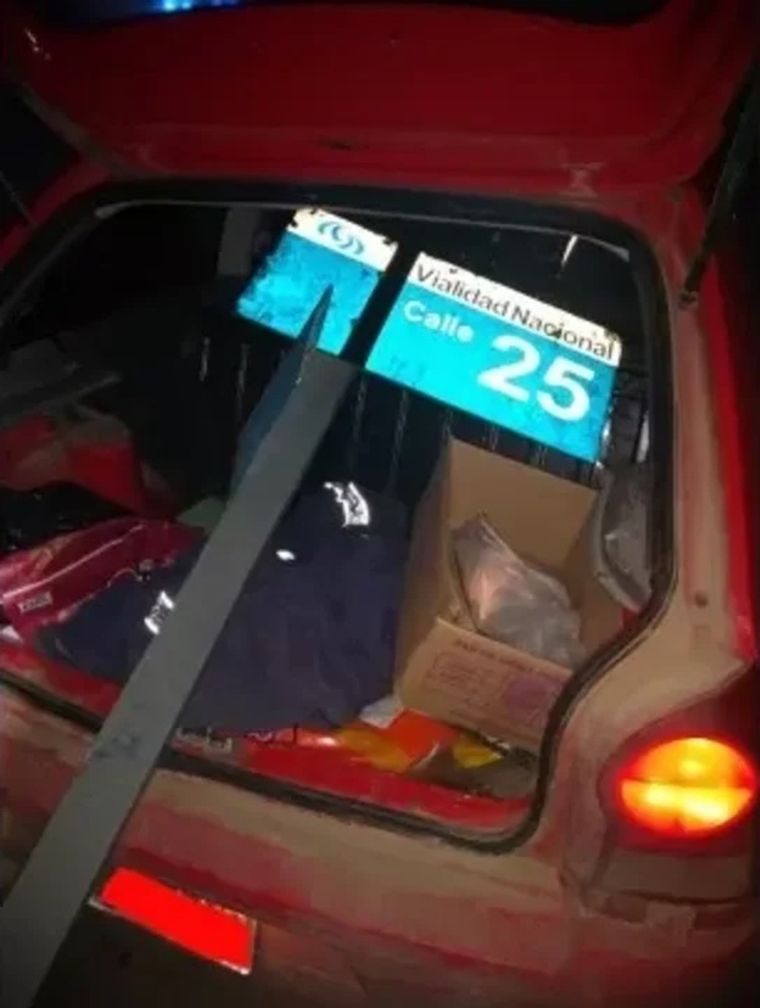 El insólito accidente ocurrió en Río Gallegos Foto: ADN Sur