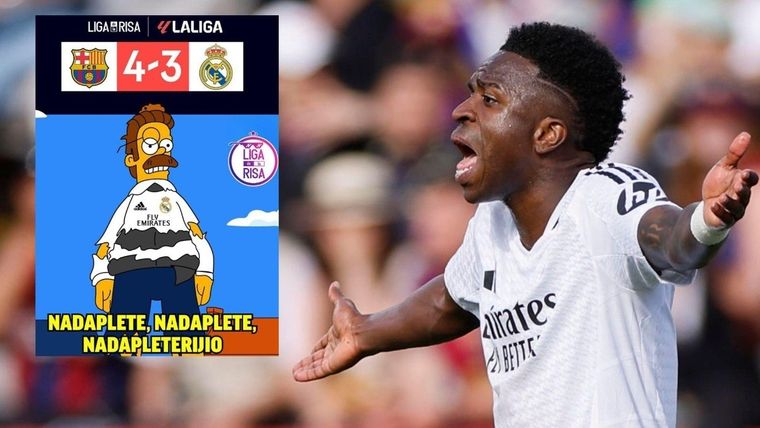 Vinícius Júnior fue uno de los mayores apuntados por los hinchas en las redes. Foto: Redes