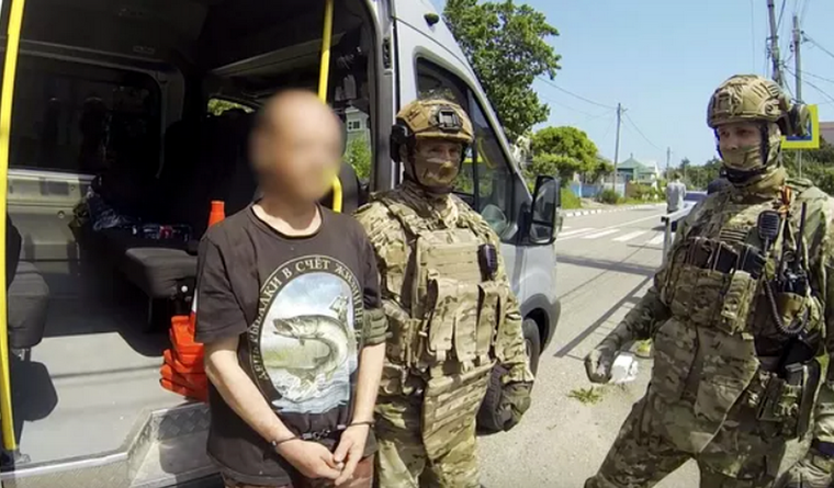 Crimea atentado Un detenido por intento de atentado en Crimea. Foto: RiaN.