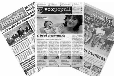 MDZol | Casi con el mismo formato, los tres medios de distribución gratuita.