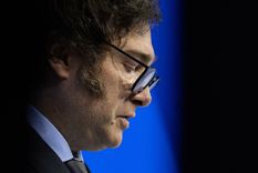 Javier Milei confirmó la designación de Mariano de los Heros al frente de la Anses Foto: Foro Davos