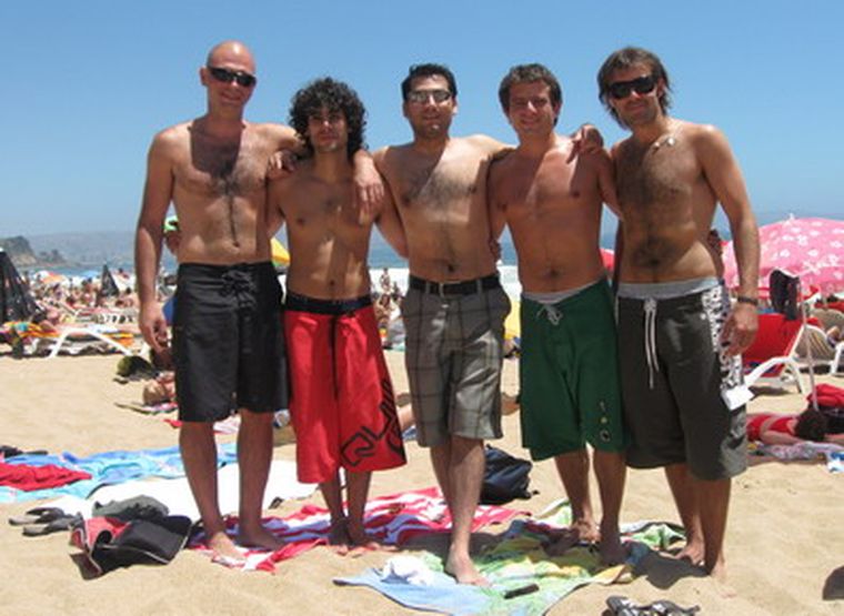 Guillermo Egea, Javier Suárez, Pablo Vargas, Raúl Lombardo y Sergio Zoza.