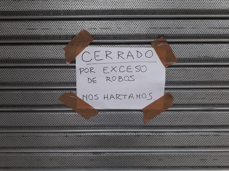Cansados de los robos, los hermanos optaron por cerrar el local definitivamente Foto: Cristian Minich/MDZ