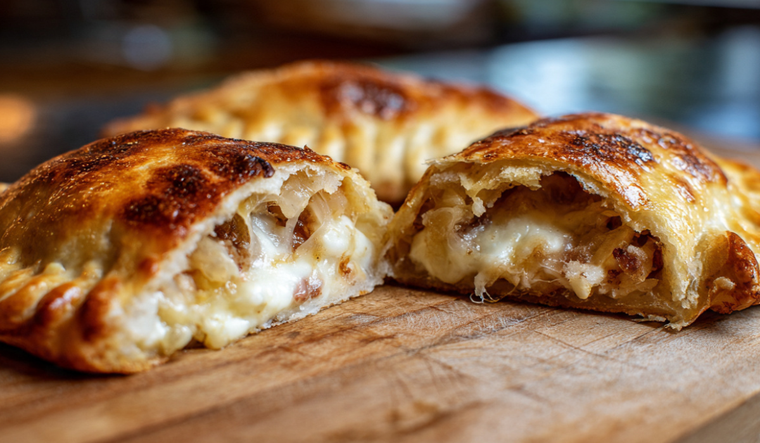 Cómo hacer empanadas de queso y cebolla