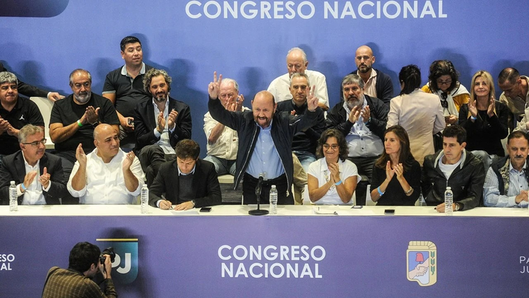 Gildo Insfrán en un Congreso del PJ. Foto: PJ