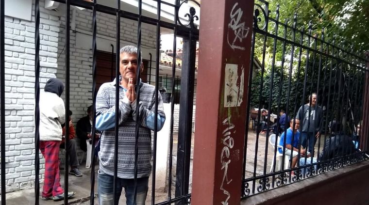 Rubén, en el albergue El Camino (Foto Ulises Naranjo).