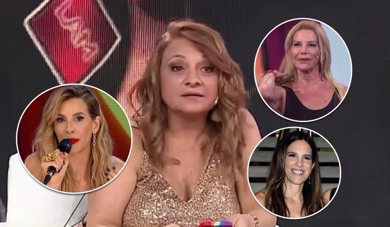 Marcela Feudale contó de qué pareja de Marcelo Tinelli no pudo llevarse bien. Foto: Captura TV.
