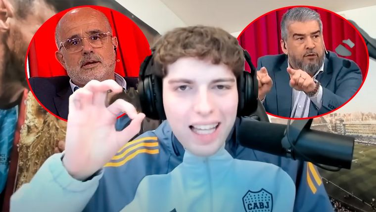 Davoo Xeneize fue criticado por el Chavo Fucks y Daniel Arcucci. (Foto: YouTube y ESPN)