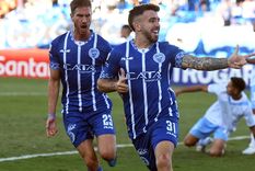Agustín Auzmendi convirtió su primer gol en la Liga Profesional. El jueves pasado le había marcado a Gremio por Copa Sudamericana. Foto: ALF PONCE MERCADO / MDZ Agustín Auzmendi convirtió su primer gol en la Liga Profesional. El jueves pasado le había marcado a Gremio por Copa Sudamericana. Foto: ALF PONCE MERCADO / MDZ