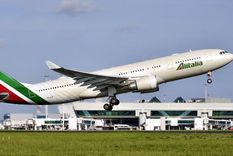 Alitalia no levantó vuelo. Foto: Cronista.