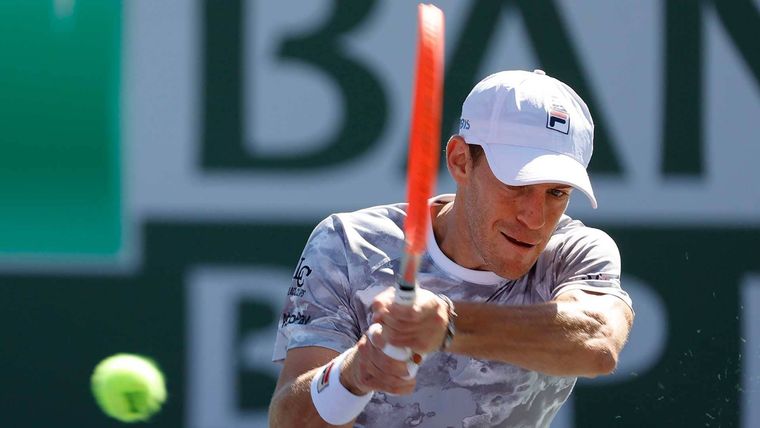 Diego Schwartzman en Indian Wells. Foto: ATP Tour