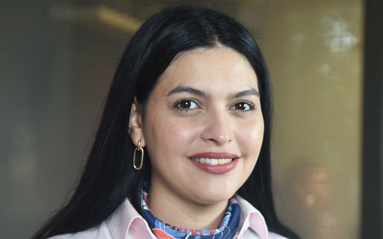 Flor Destéfanis en la entrevista con MDZ Foto: Rodrigo DAngelo / MDZ