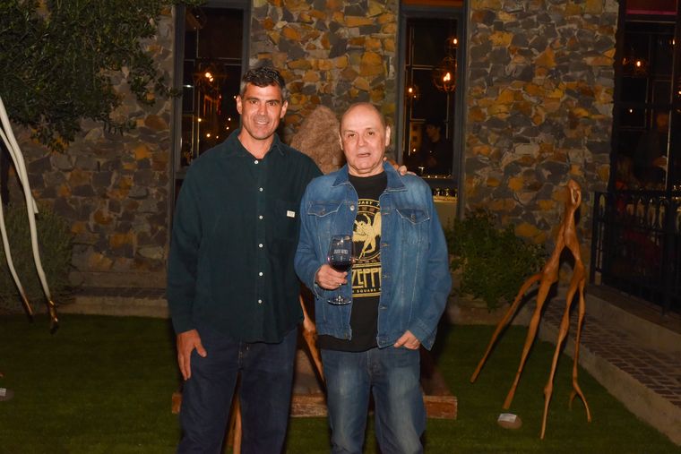 Los artistas Mariano Ruffo y Guille Garrido. Los artistas Mariano Ruffo y Guille Garrido.