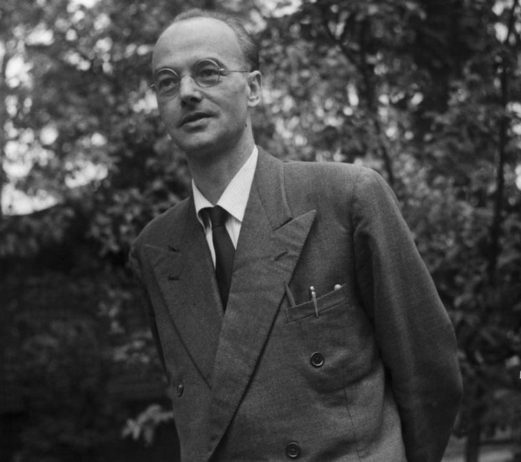 En Los Álamos, la CIA sospechó que había un espía, pero no era Rotblat sino el físico alemán Klaus Fuchs (en la imagen), quien le pasó información a la URSS durante y después de la guerra. Foto: GETTY IMAGES