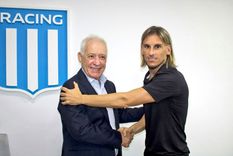 Sebastián Beccacece Racing Vìctor Blanco Foto: @RacingClub Sebastián Beccacece Racing Vìctor Blanco Foto: @RacingClub