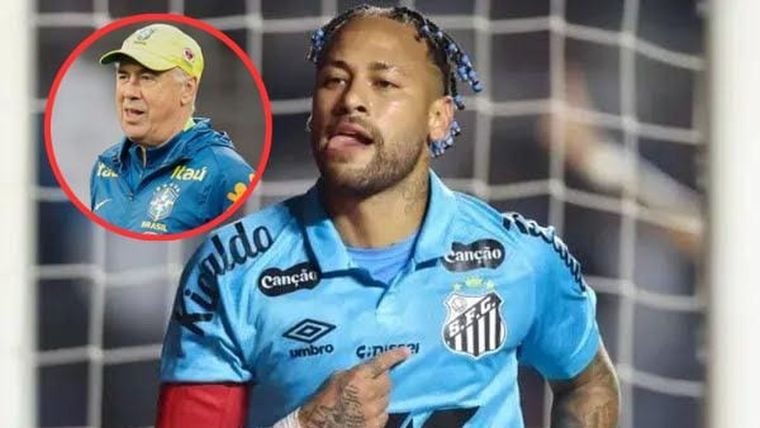 Neymar y una tremenda indirecta para Carlo Ancelotti, DT de la Selección de Brasil. ¿Vuelve?