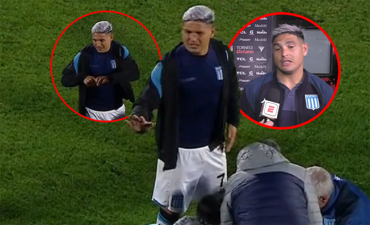 El delantero fue protagonista de un lamentable momento.