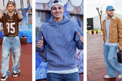 Looks muy cancheros y mucha onda en los jugadores de la Selección Argentina. Foto: Instagram