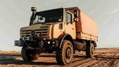 La entrega simbólica de los nuevos camiones UNIMOG U4000 se realizó en la planta de Daimler Trucks en Wörth am Rhein, Alemania. La entrega simbólica de los nuevos camiones UNIMOG U4000 se realizó en la planta de Daimler Trucks en Wörth am Rhein, Alemania.